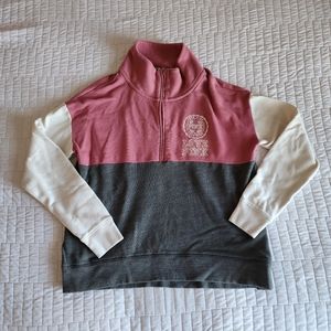 PINK Victoria Secret Colorblock Half Zip Jacket
